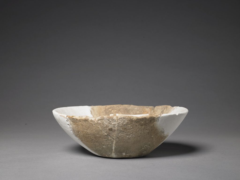 图片[1]-Cishan culture red pottery flat-bottomed bowl-China Archive